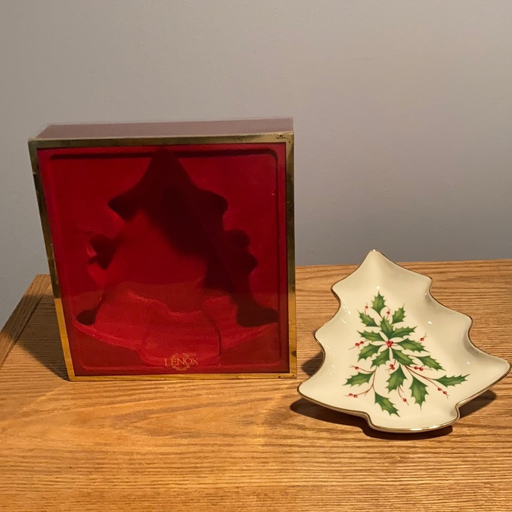 Lenox Holiday Tree Candy Dish